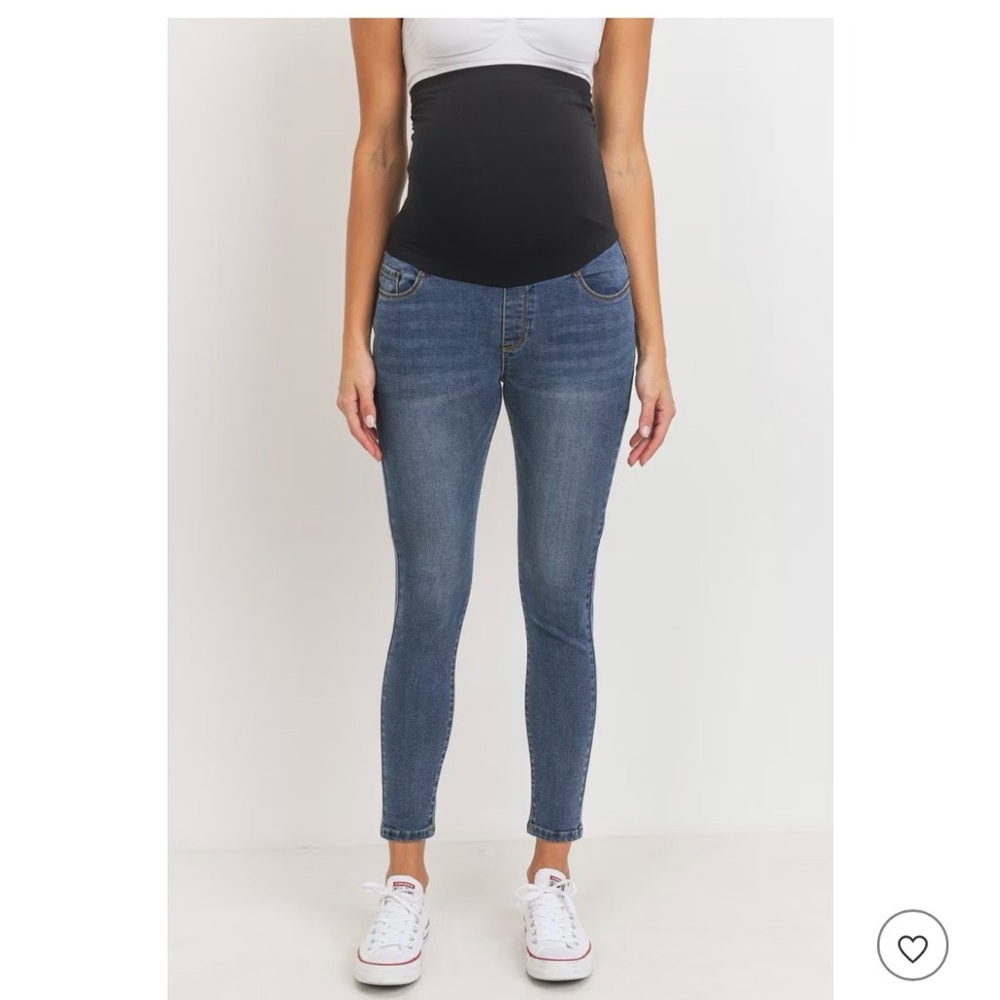 Hello Miz Women's maternity  Blue Skinny Jeans